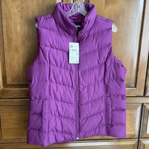 Lands End Women's Tall Winter Down Puffer Vest - 600 Fill Power - New with Tags